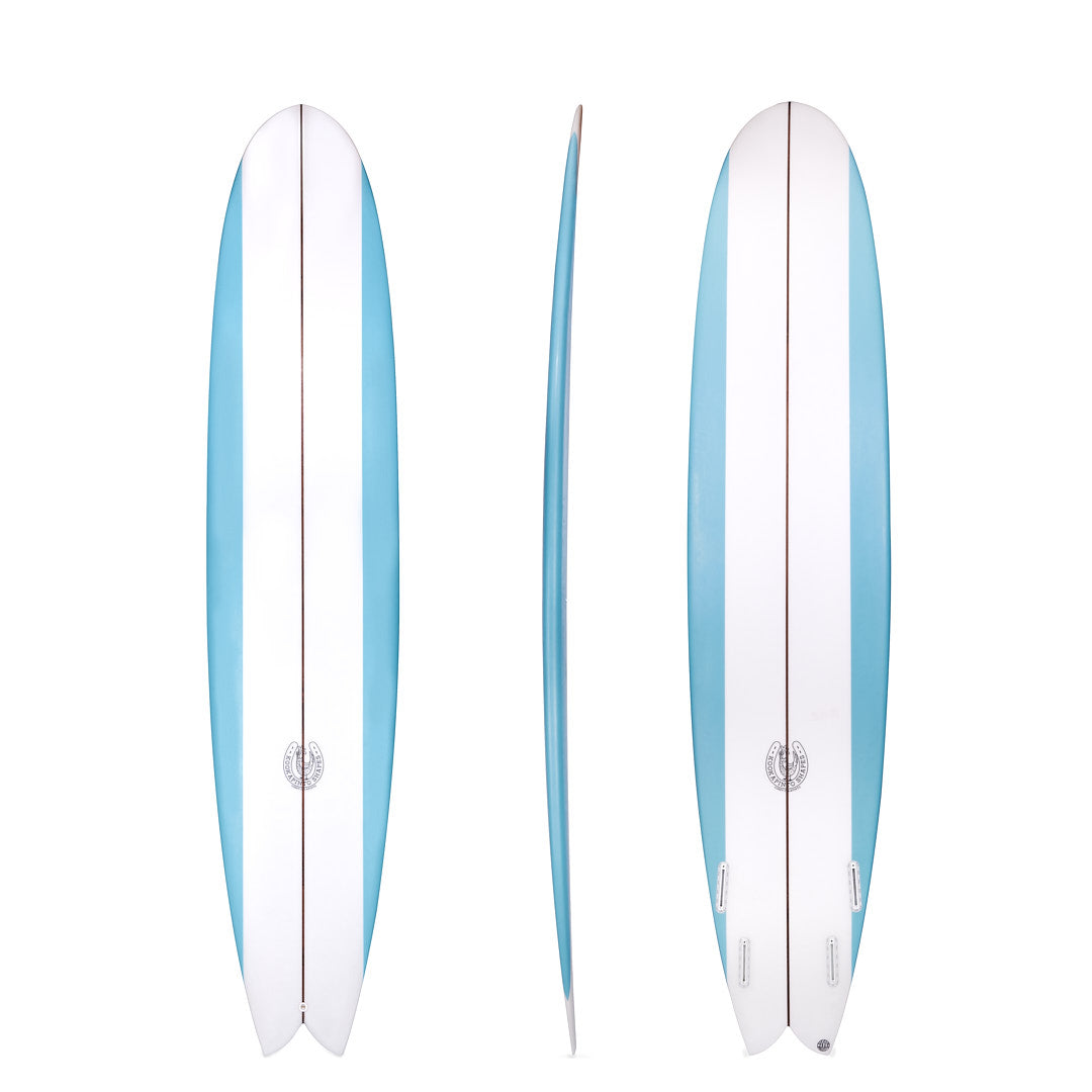 7'2" Kookapinto Fishy Noserider Blue Stripe (Poly)