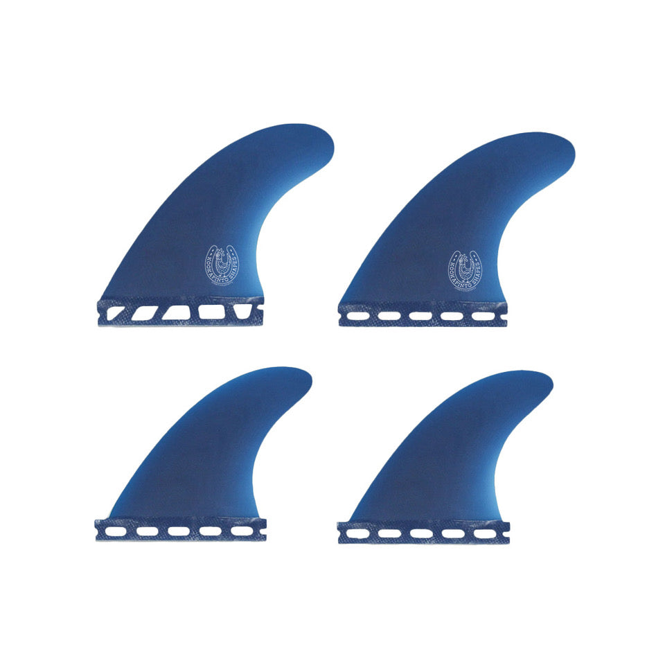 Fiberglass Fin Set Blue (Quad)